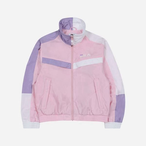 Jaquetas Fila Mulher Rosa - Fila Heritage Windbreaker Portugal Online,PWSI-37592